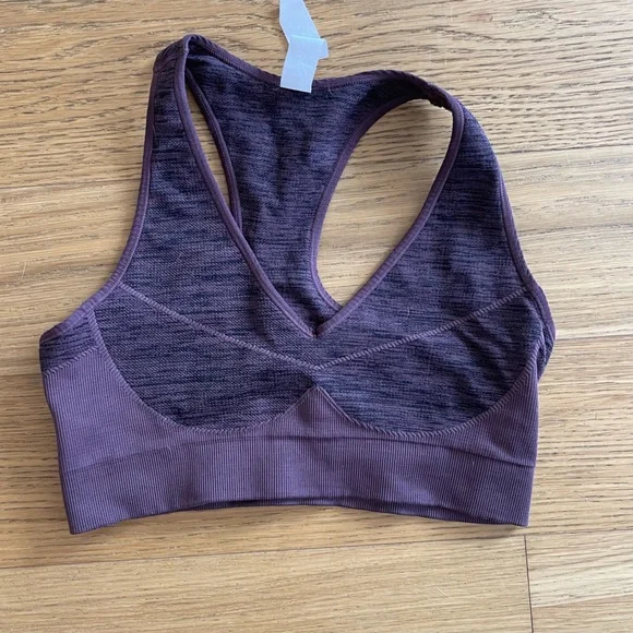 Avocado Danielle full set Deep V Bra & Stripe Legging Set - Huckleberry XS/S - Picture 5 of 10